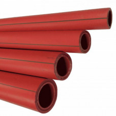 Полипропиленовая труба напорная круглая красная для горячего водоснабжения S 2 (SDR 5) PP-B 20х4,1 мм ГОСТ/ТУ