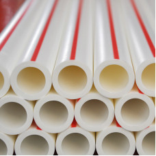 Полипропиленовая труба гофрированная круглая белая для канализации PP 250х209 мм ГОСТ/ТУ